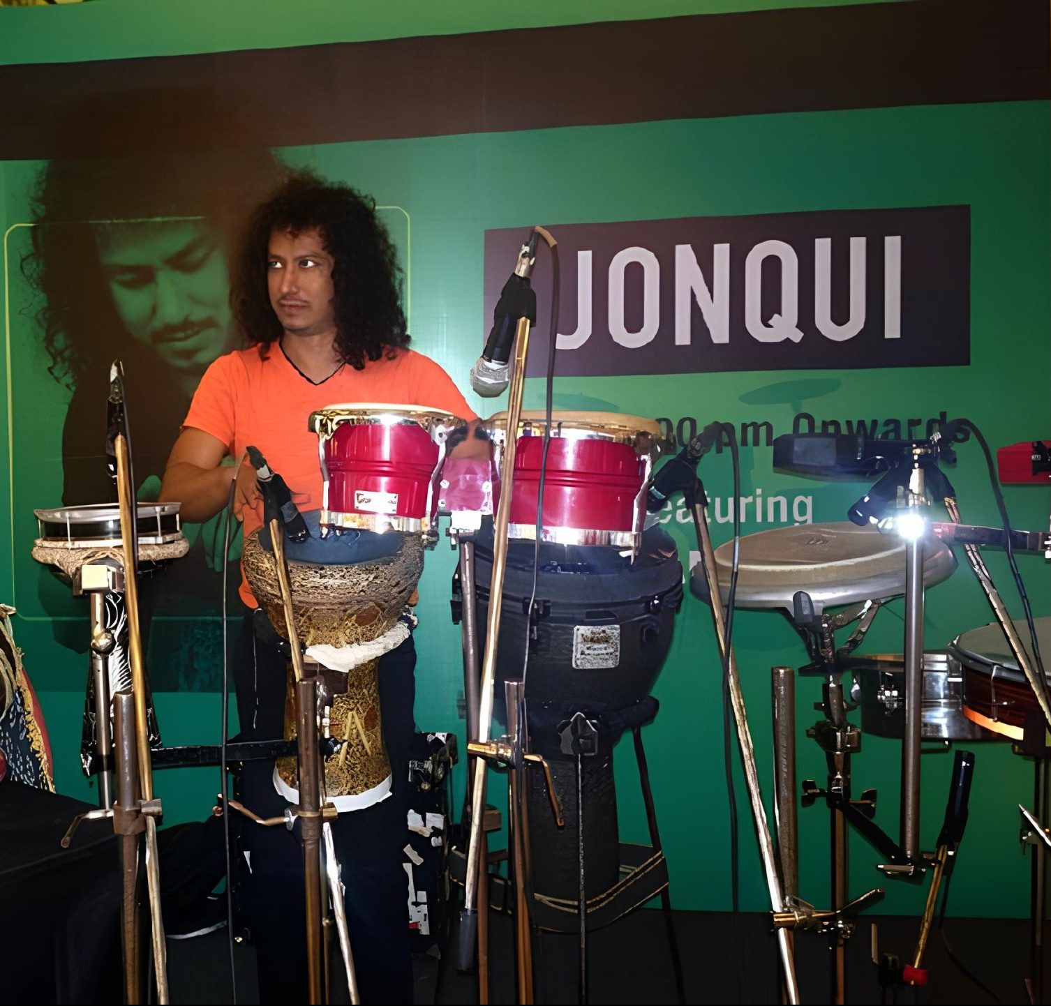 Jonqui percussionist in Mumbai