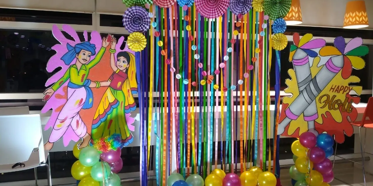 Vibrant Holi Decor Ideas For Your Office​