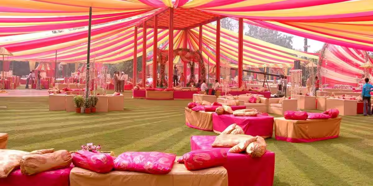 Tent Decoration | Wedding Tent Decoration