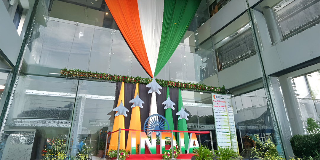 Grand Mall Decoration On Independence Day
