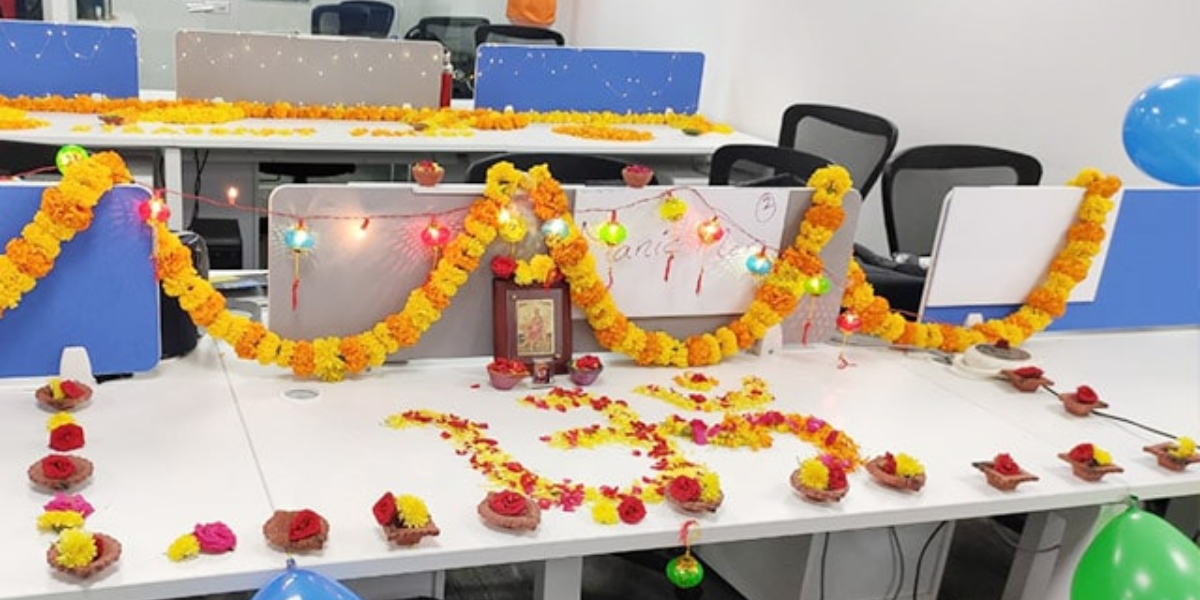 Corporate Office Diwali Decoration: Professional Yet Festive