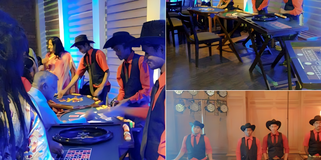 Dazzling Casino Theme Diwali Party Decoration Ideas