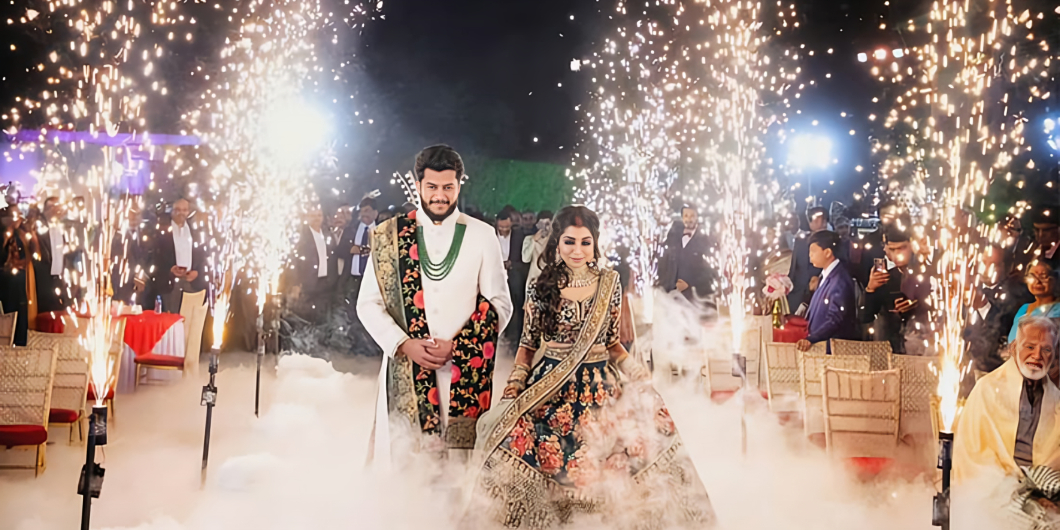 Special Effects For Bride & Groom Entry – Make A Grand Entrance_Floodlightz_Events