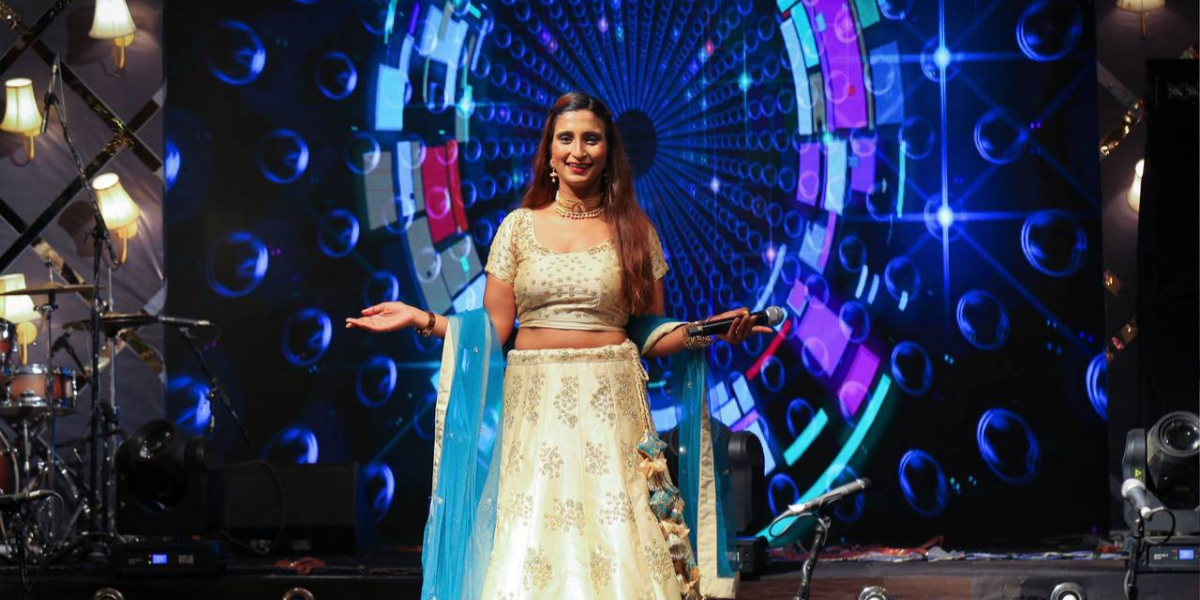 Anchor For Haldi Function Ensuring The Ceremony Runs Smoothly