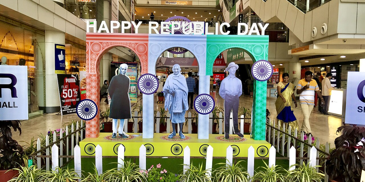 Republic Day Mall Decoration For Public Engagement_Floodlightz_Events