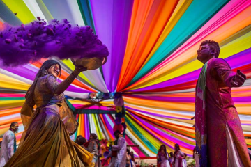 Holi Party Planner In Delhi NCR | Best Holi Decor, Anchor, DJ And Caterers For Holi Party_Floodlightz_Events
