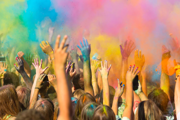 Best Holi Party Decor Services With Holi Event Planner, Anchor And DJ_Floodlightz_Events