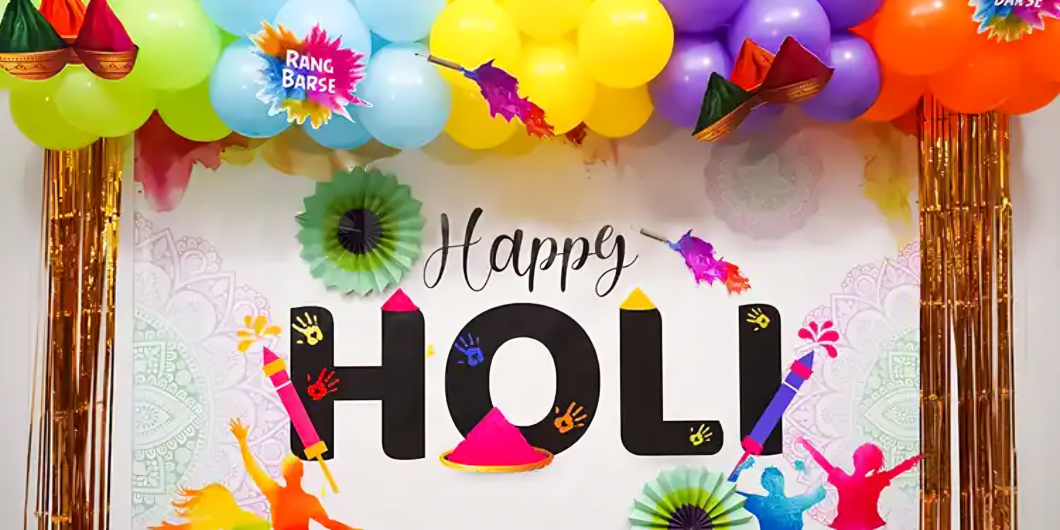 Holi Party Decor In Delhi NCR: DJ For Holi, Caterers & Decoration_Floodlightz_Events