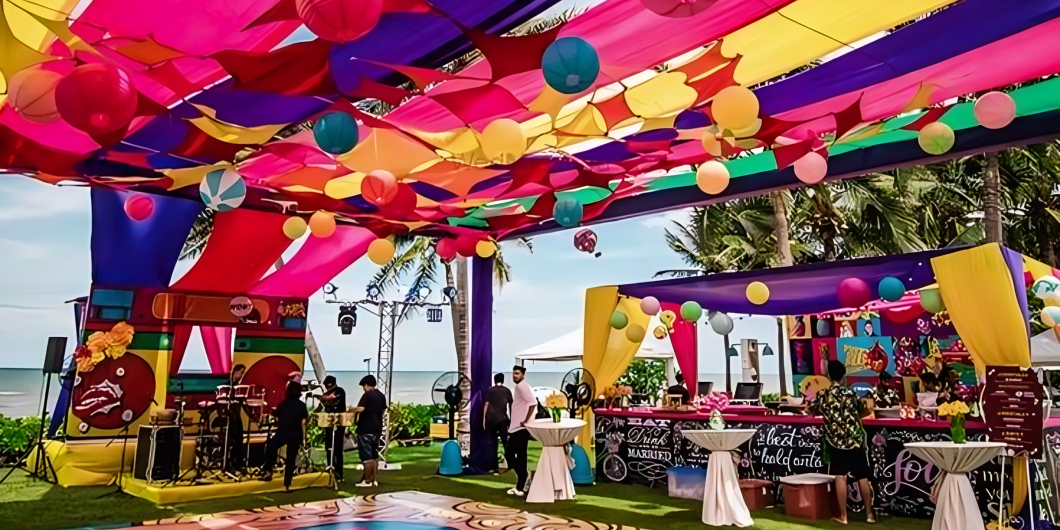 Best Holi Party Decor In Delhi NCR For Corporate Events_Floodlightz_Events