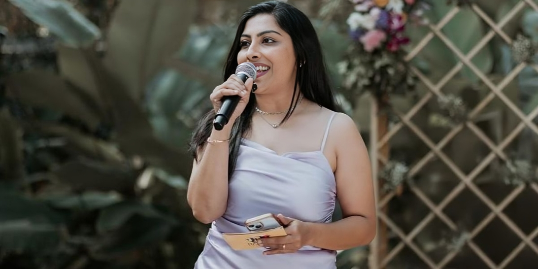 Best Female Anchors In Bangalore – Emcee Raina_floodlightz_eventz