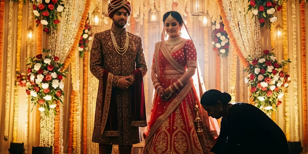 Shadow For Bride & Groom During Key Wedding Moments_Floodlightz_Events