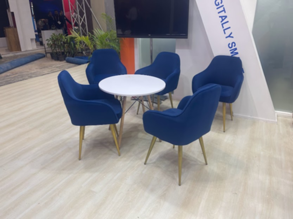 Berlin Blue Velvet Chair_Furniture For Events