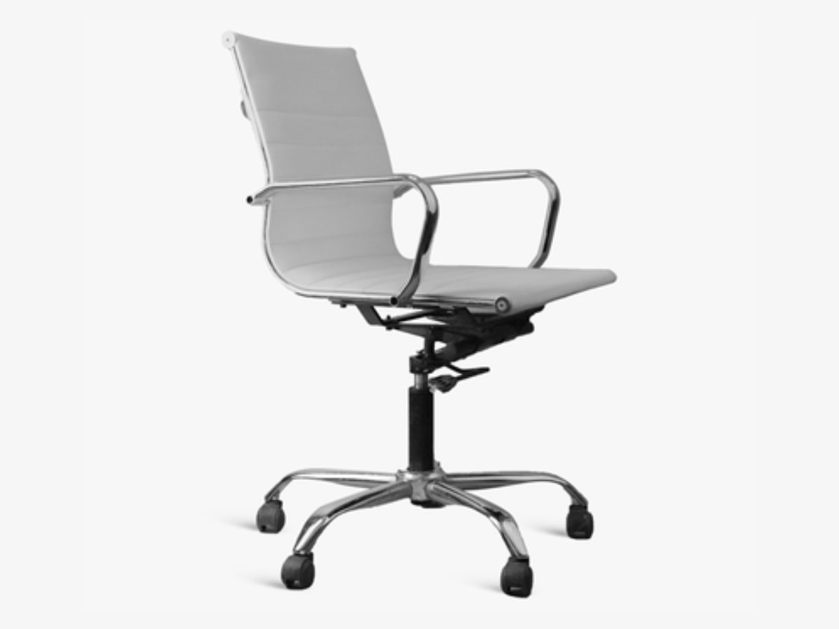 Modern Low Back Chair (White)_Furniture For Events