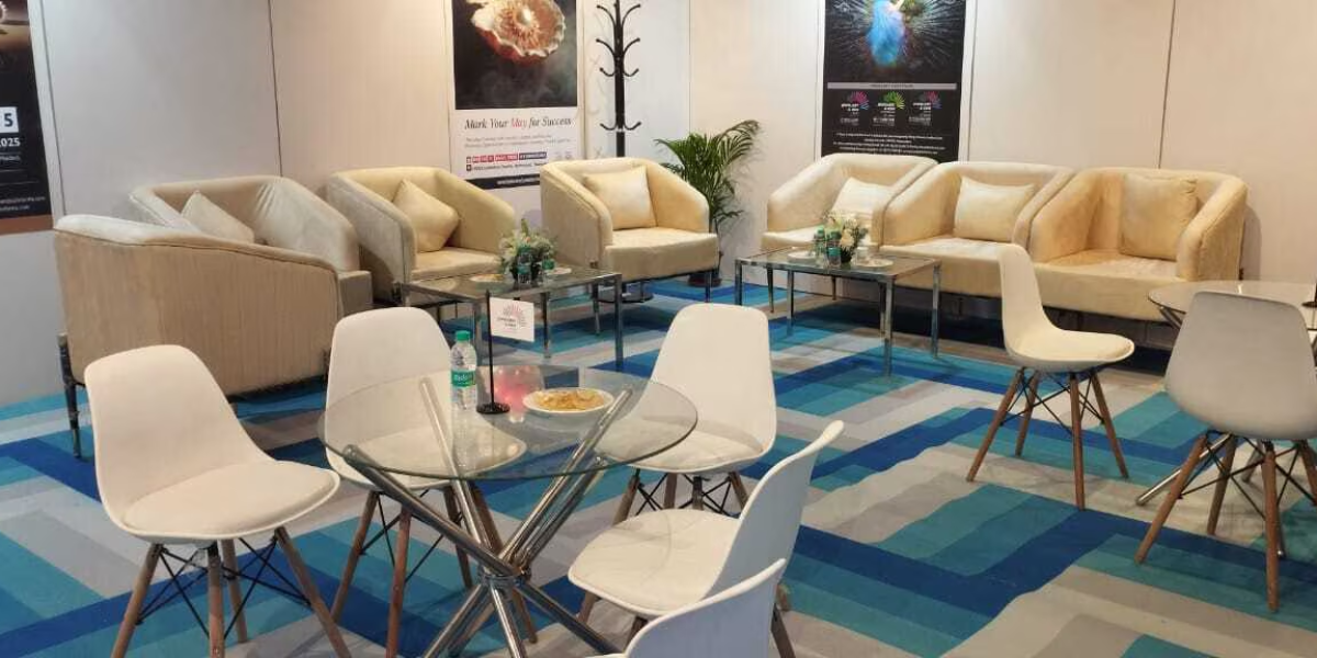 Flexibility and Customization with Exhibition Furniture on Rent_Floodlightz Events_