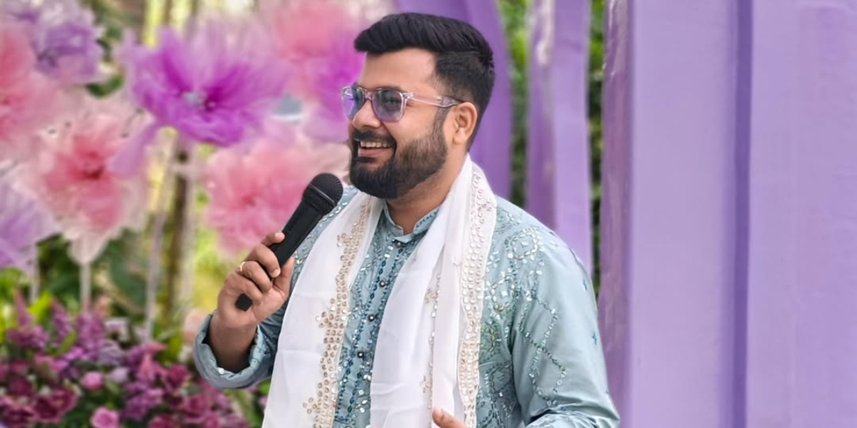 Anchor Aman – Elevate Every Event With Energy & Excellence : Floodlightz Eventz