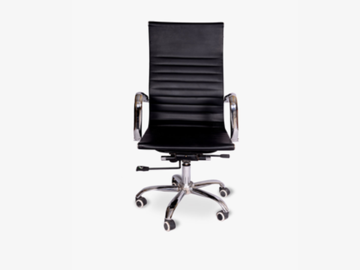 Modern High Back Chair (Black)_Furniture For Events
