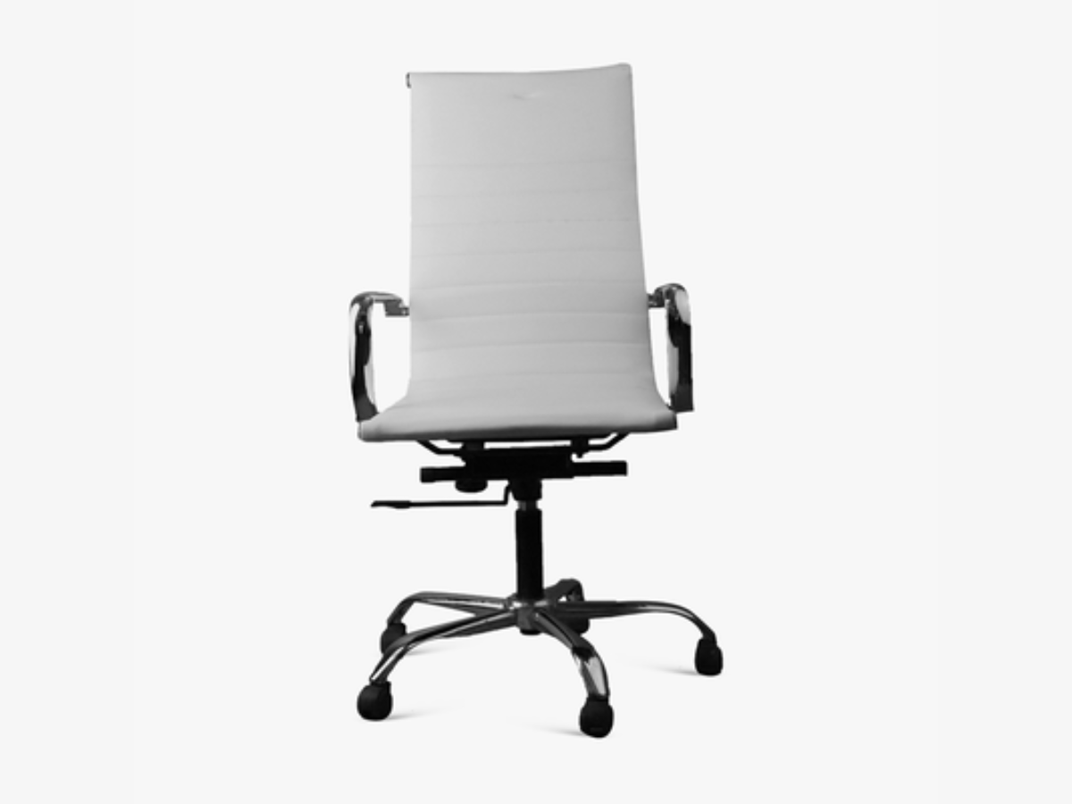 Modern High Back Chair (White)_Furniture For Events