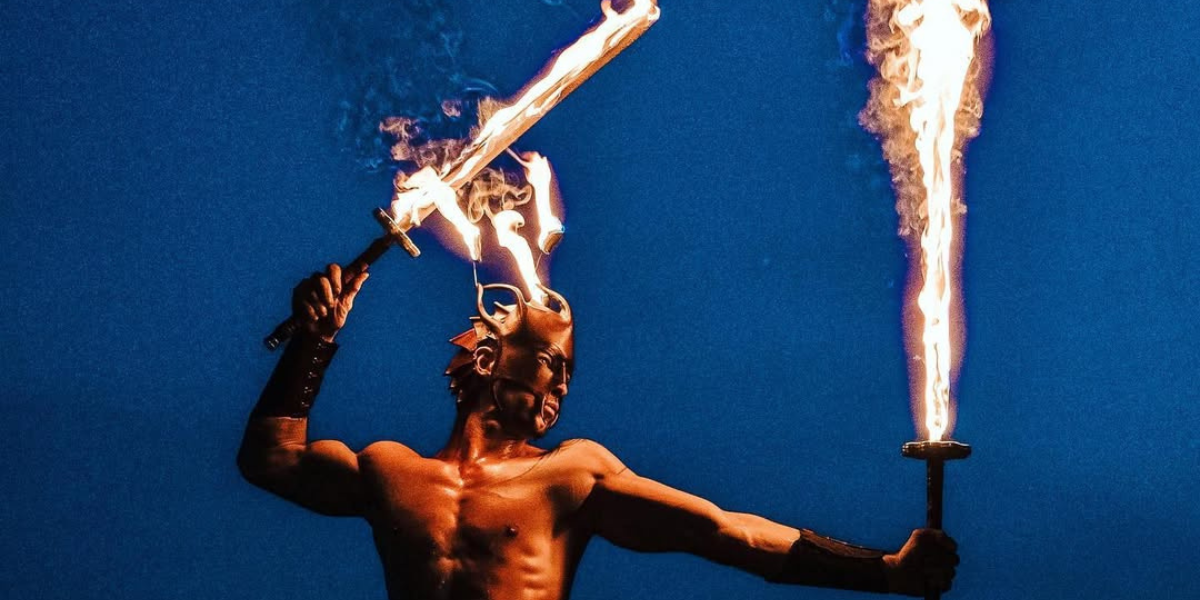 Fire Show In Phuket For Weddings & Birthday Parties_Floodlightz Events_