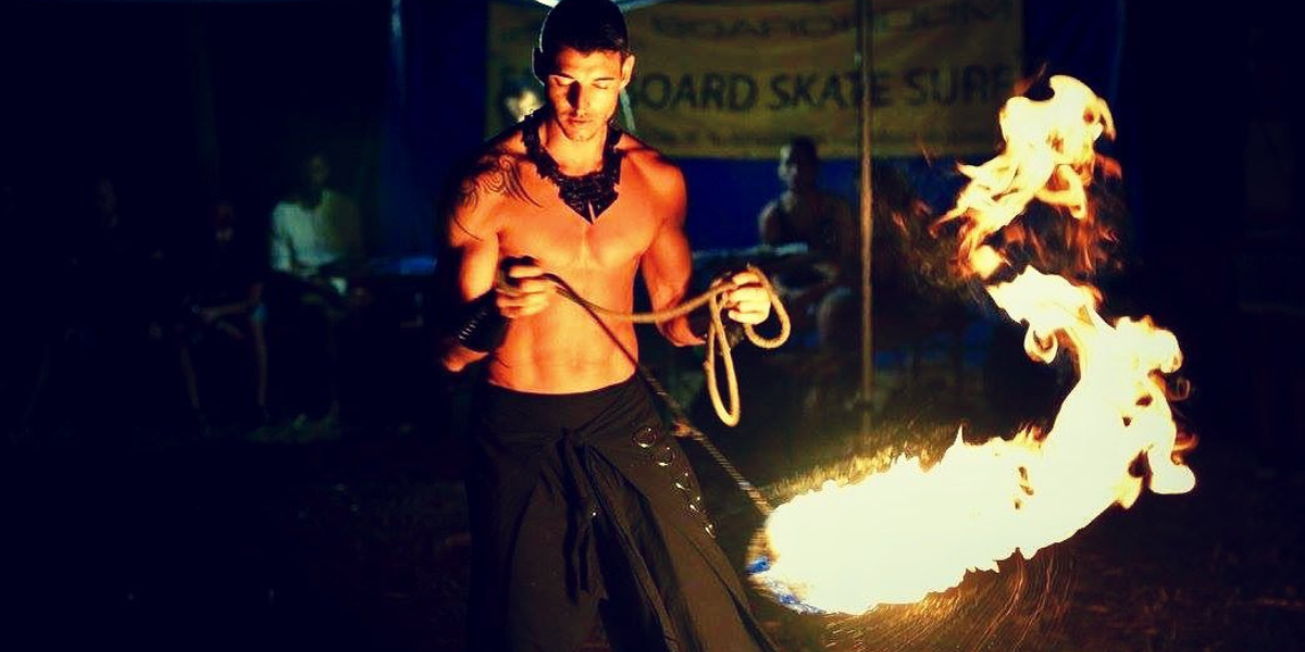 Unique Fire Show In Phuket With Light & Wader Performances_Floodlightz Events_